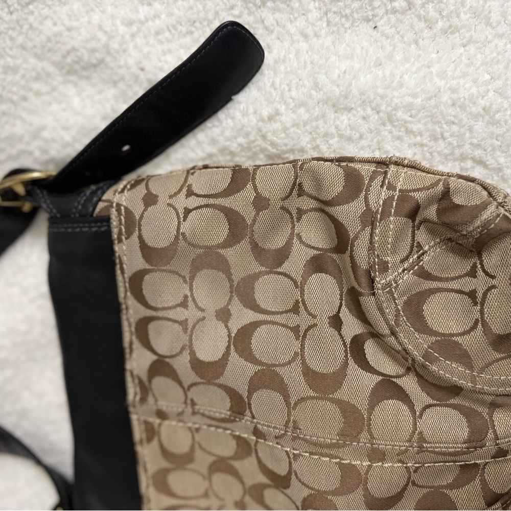 Coach Brown and Black  Legact Bleeker Signature Crossbody Bag - Picture 13 of 15